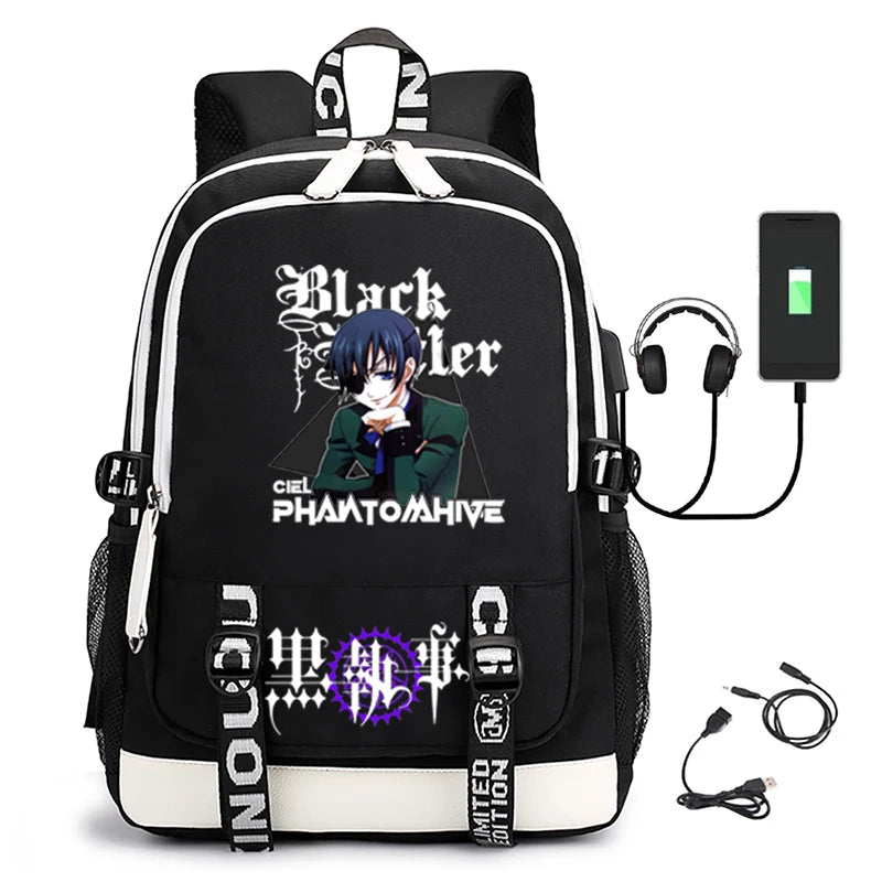 Black Butler: Unisex School Bag