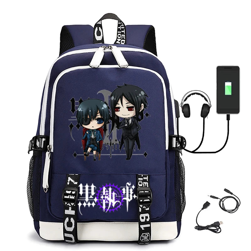 Black Butler: Unisex School Bag