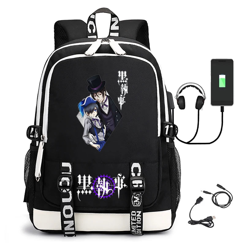 Black Butler: Unisex School Bag