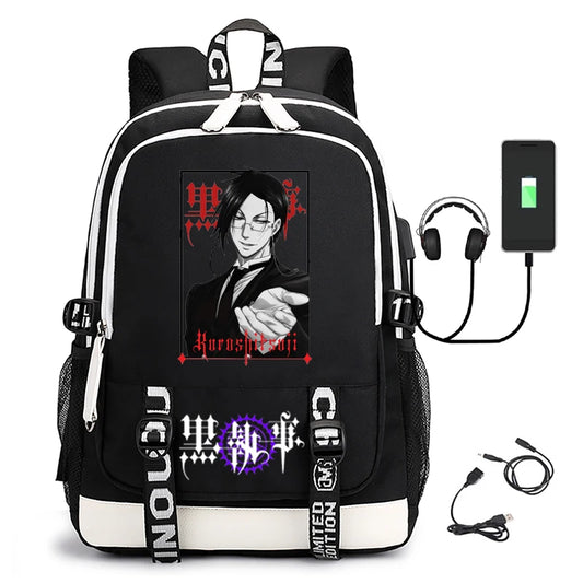 Black Butler: Unisex School Bag