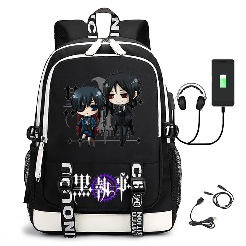 Black Butler: Unisex School Bag