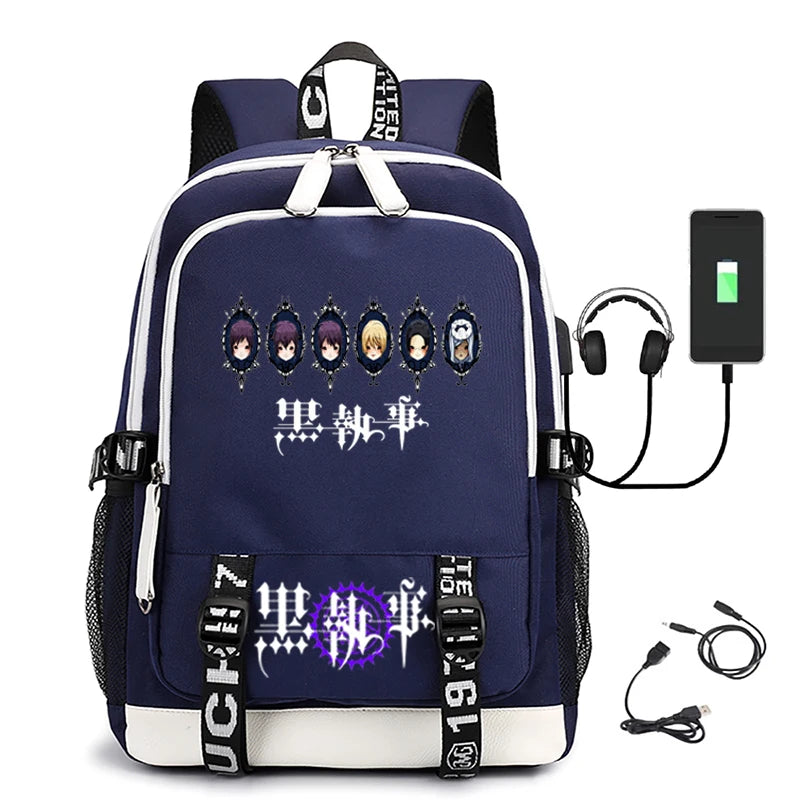 Black Butler: Unisex School Bag