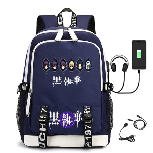 Black Butler: Unisex School Bag