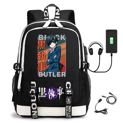 Black Butler: Unisex School Bag