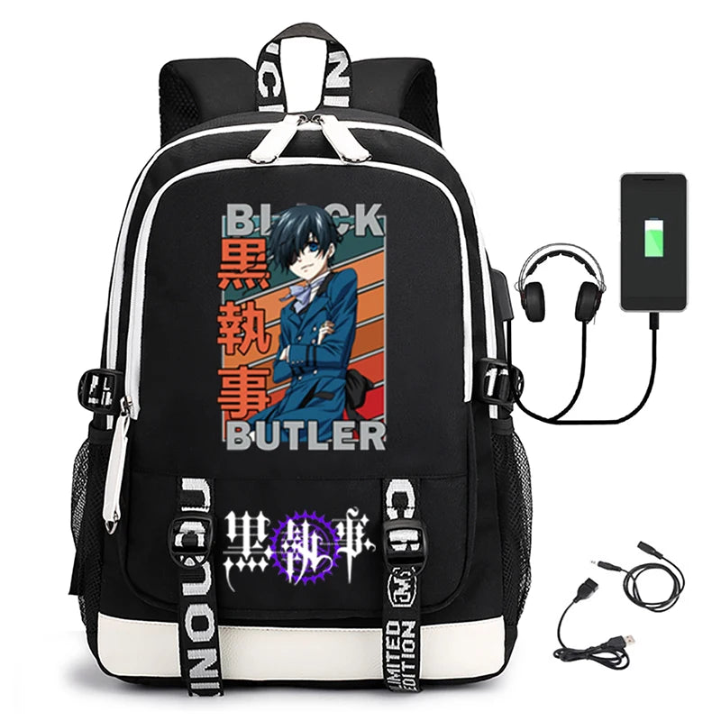 Black Butler: Unisex School Bag