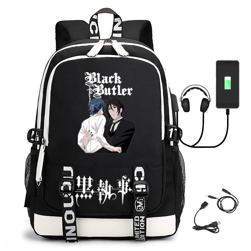 Black Butler: Unisex School Bag