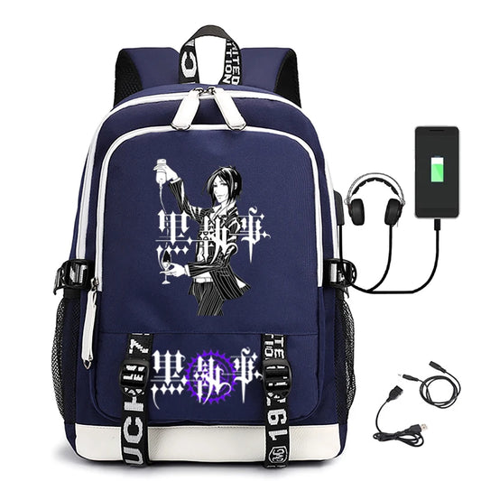 Black Butler: Unisex School Bag