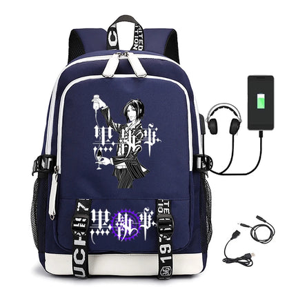 Black Butler: Unisex School Bag