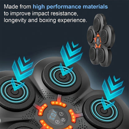 Hajime No Ippo- USB Powered Intelligent Boxing Training Set - Improve Speed, Timing & Reflex with Music, Wall Target, and Gloves - Universal ABS Material, ≤36V Operating Voltage